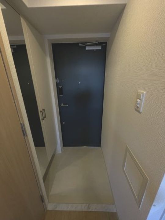 エスリード大阪ザ・ルクスの玄関