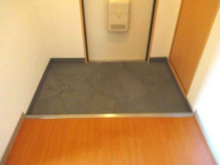 キャニスコート上新庄の玄関