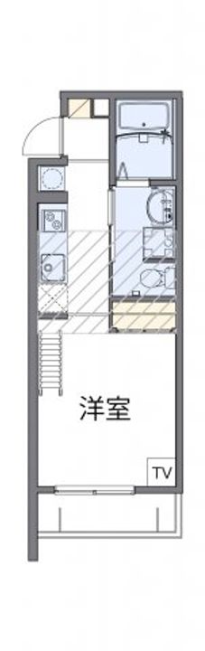 レオパレス清荒神LA1の間取り