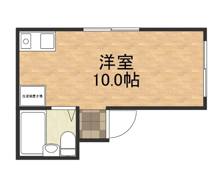 フォセット宝塚203の間取り