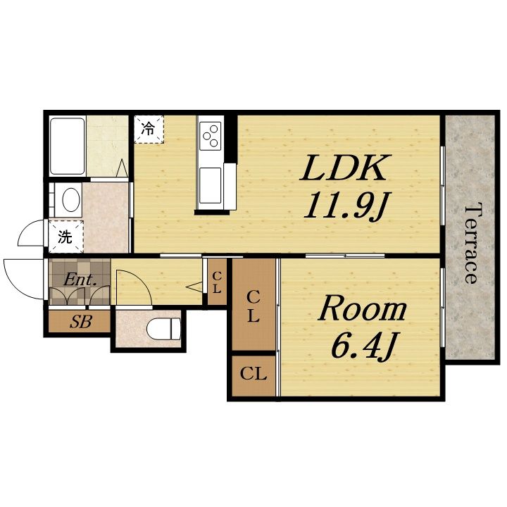 アミコート小林の間取り