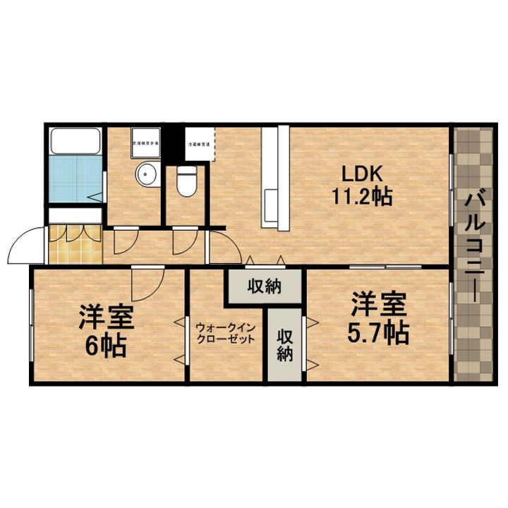 アルティス宝塚の間取り