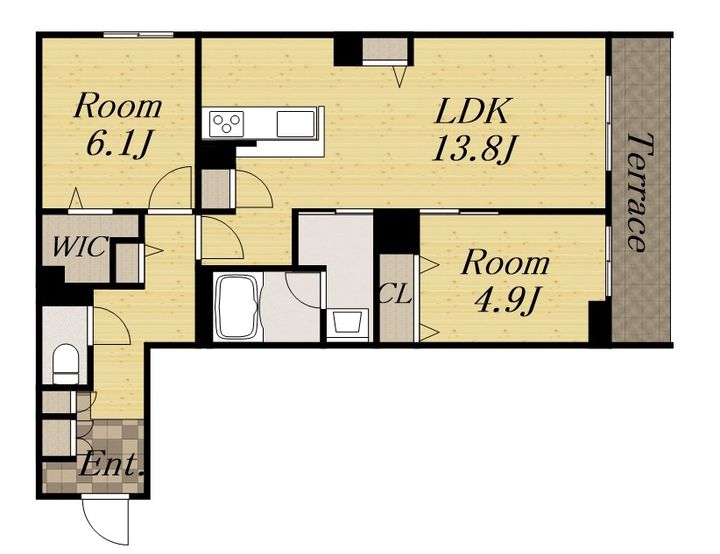 Sha Maison NAO103の間取り