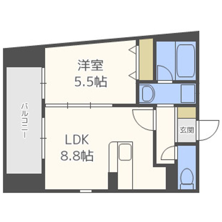 セイワパレス新梅田の間取り