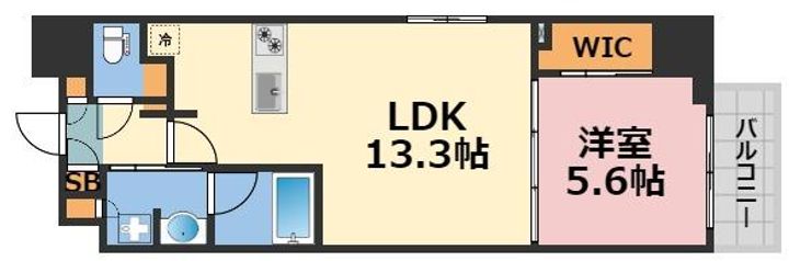 Dimus北浜の間取り