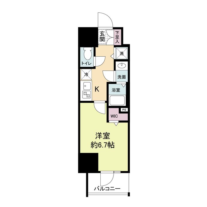 Metrosa谷町六丁目Northの間取り