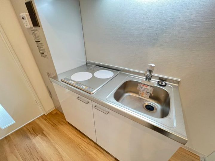 大阪府大阪市西成区岸里2丁目(マンション)の賃貸物件のキッチン