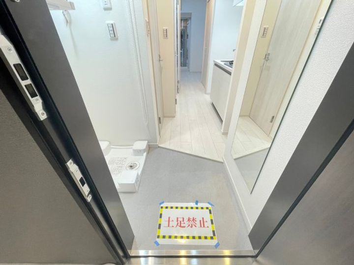 大阪府大阪市阿倍野区王子町1丁目(マンション)の賃貸物件の玄関