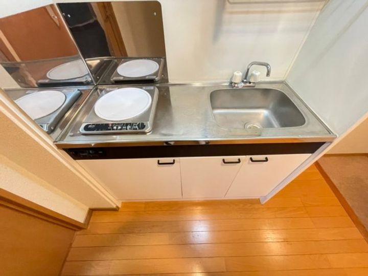 大阪府大阪市西成区千本南1丁目(マンション)の賃貸物件のキッチン