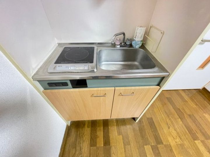 大阪府大阪市西成区天下茶屋1丁目(マンション)の賃貸物件のキッチン