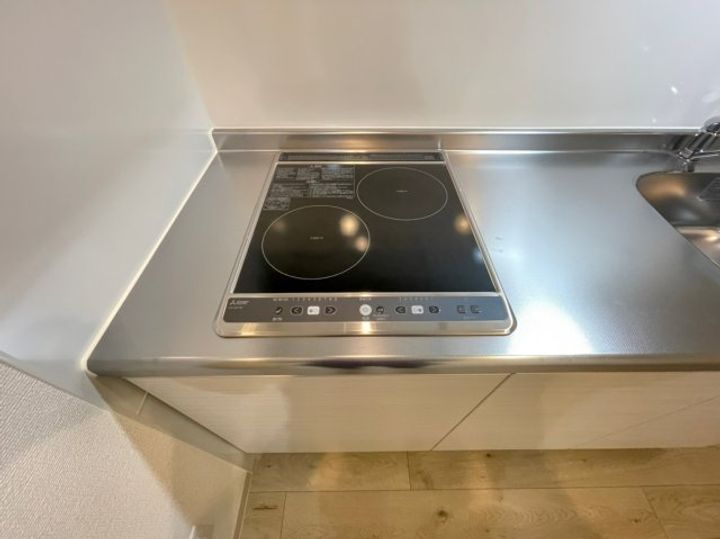大阪府大阪市西成区岸里東1丁目(マンション)の賃貸物件のキッチン