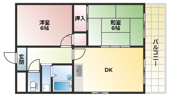 シャルマンコーポネイビーの間取り