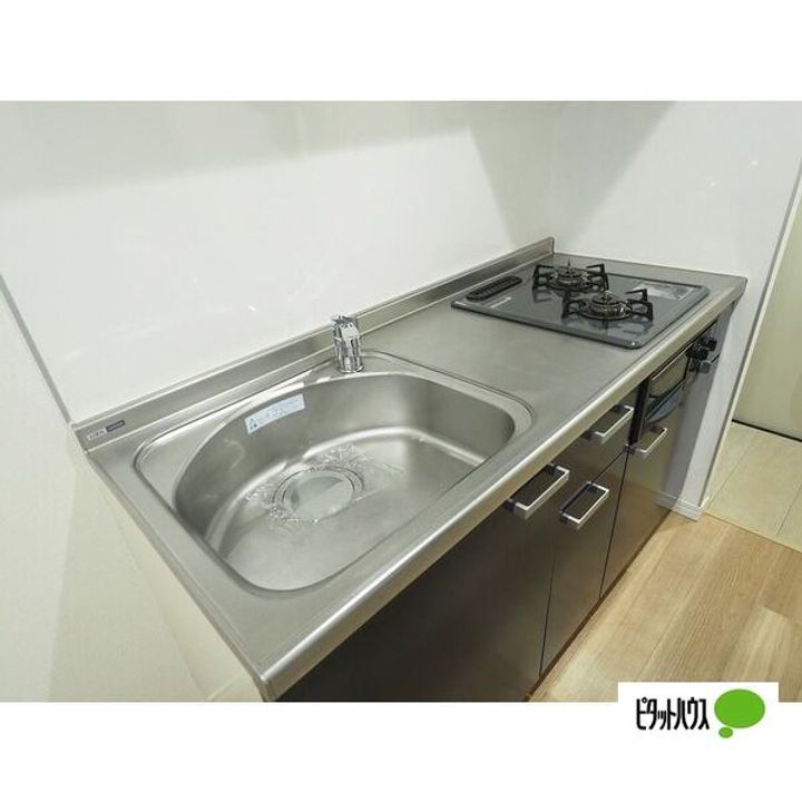 愛知県名古屋市天白区野並3丁目の賃貸アパートのキッチン