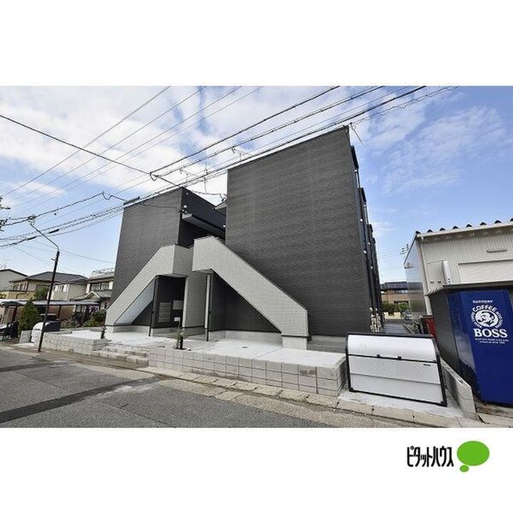 愛知県名古屋市天白区野並2丁目の賃貸アパートの外観