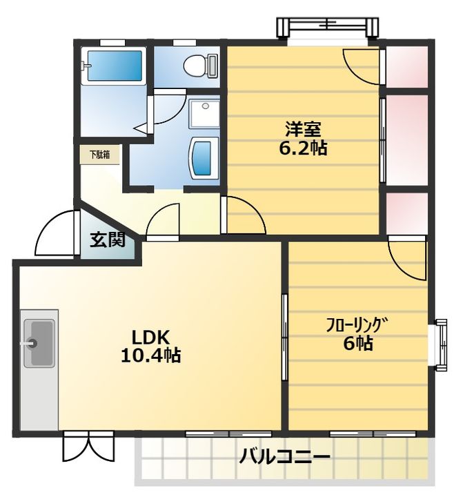 ヴィルドミール101の間取り