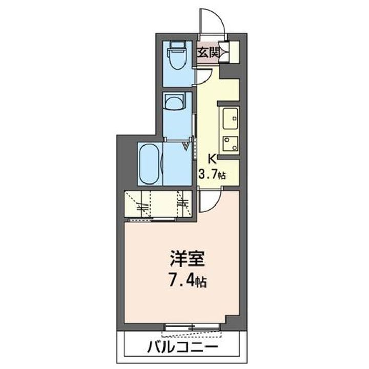 【シャーメゾン】メゾンレグルス202の間取り
