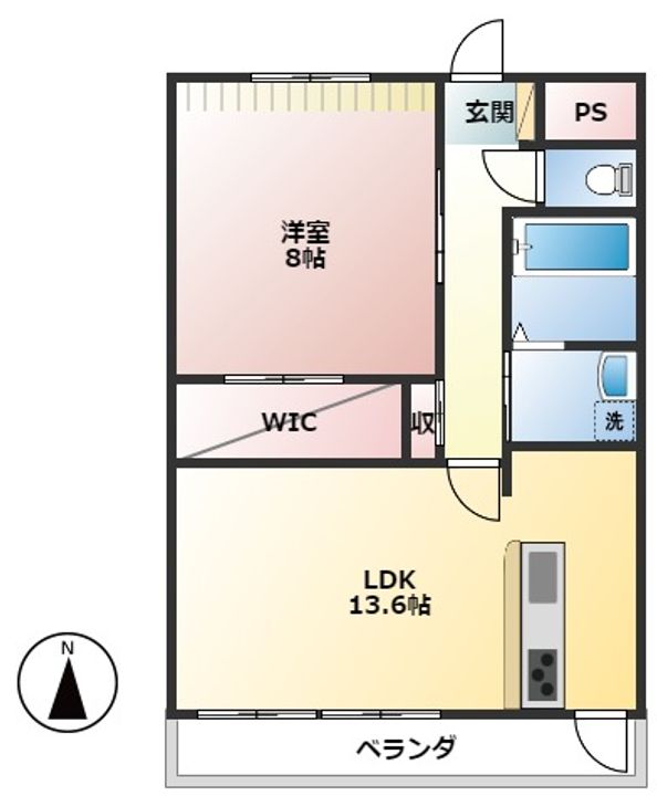 アクシス三本木の間取り