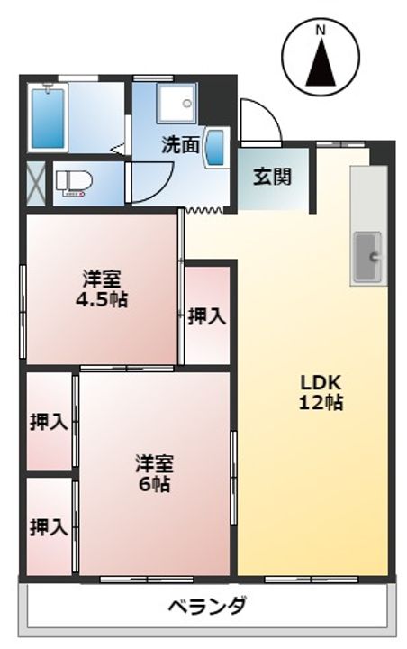 CASA KⅠの間取り