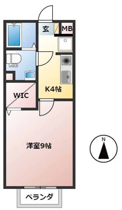 モナリエ表佐の間取り
