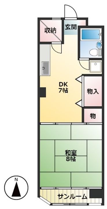 緑園第三サンコーポの間取り
