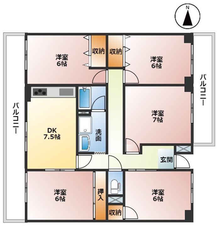 リバーサイド鎌倉の間取り