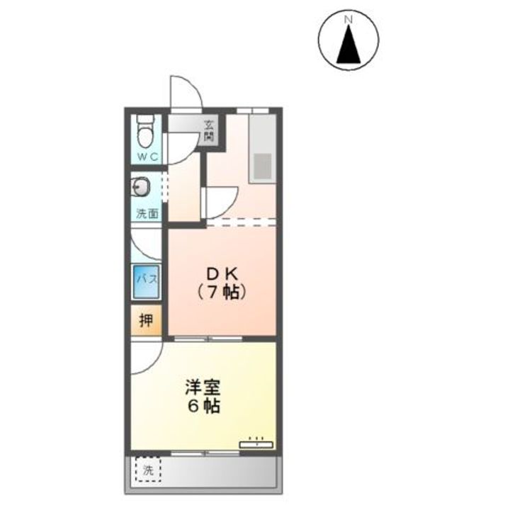 レジデンス大島00101の間取り