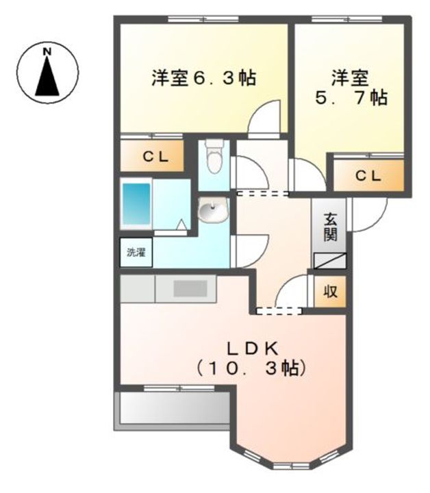 ルミナスハイムの間取り