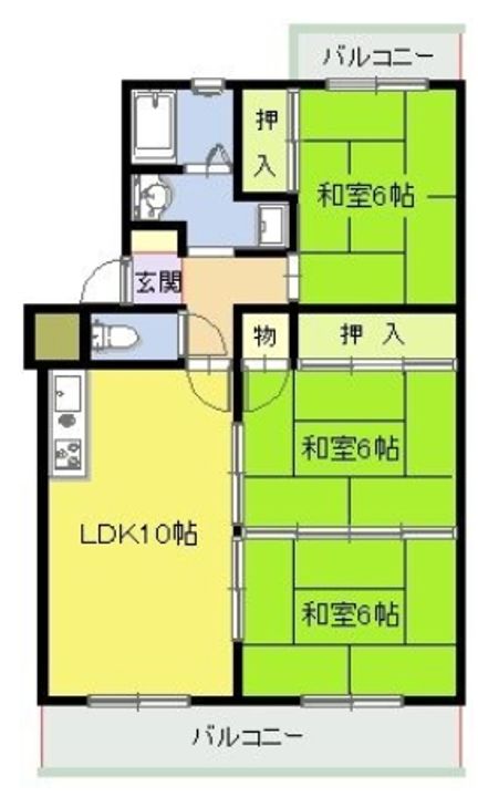 藤喜ビルの間取り