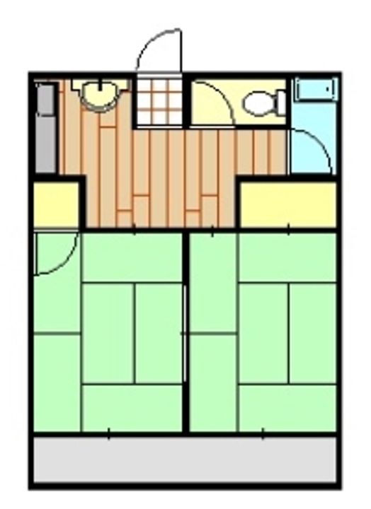 井駒ハイツの間取り