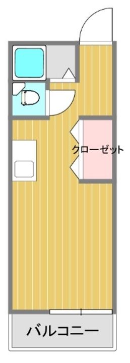 クレセント大橋Ⅱ105の間取り