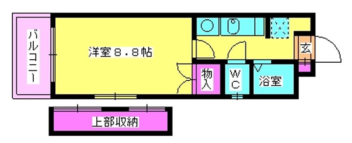 エスポアール東雲弐番館の間取り