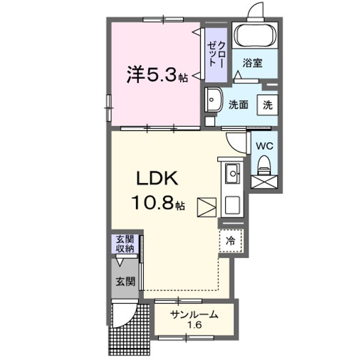 Bora・Boraの間取り