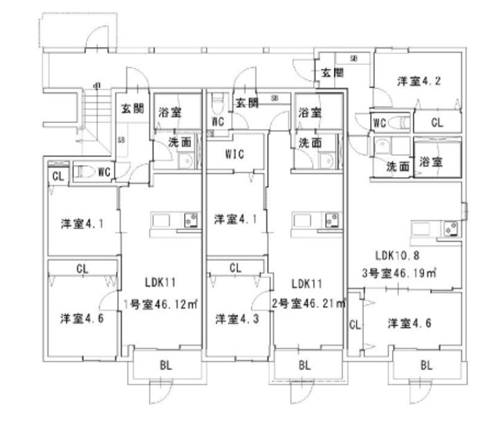 ヴェルジュ博多レジデンシャルスイートの間取り