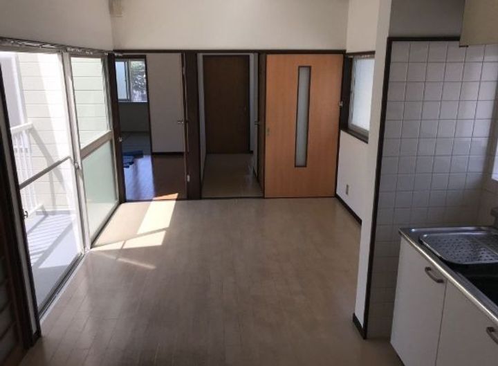 松尾コーポ201の居間