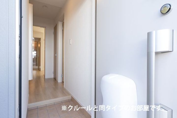 モンフル柏原 Ⅱの玄関