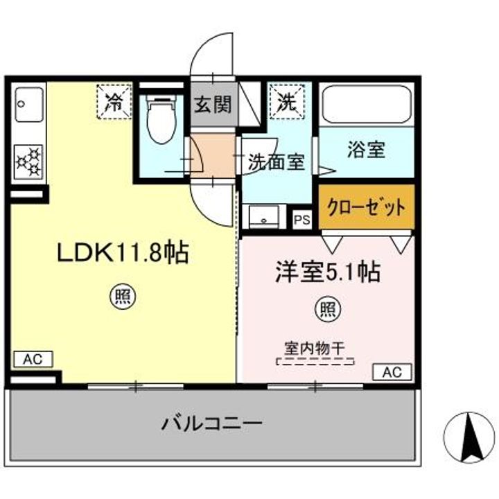 ロータスヒルAの間取り