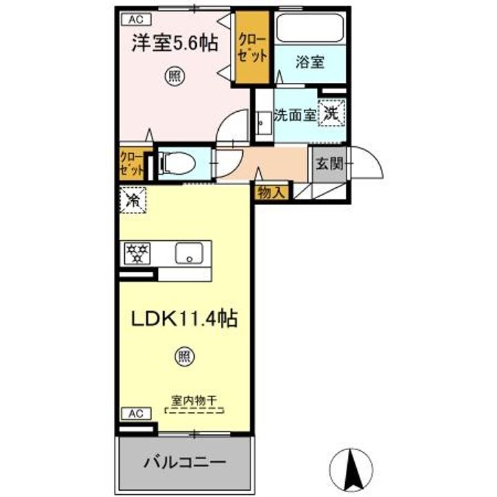 ロータスヒルBの間取り