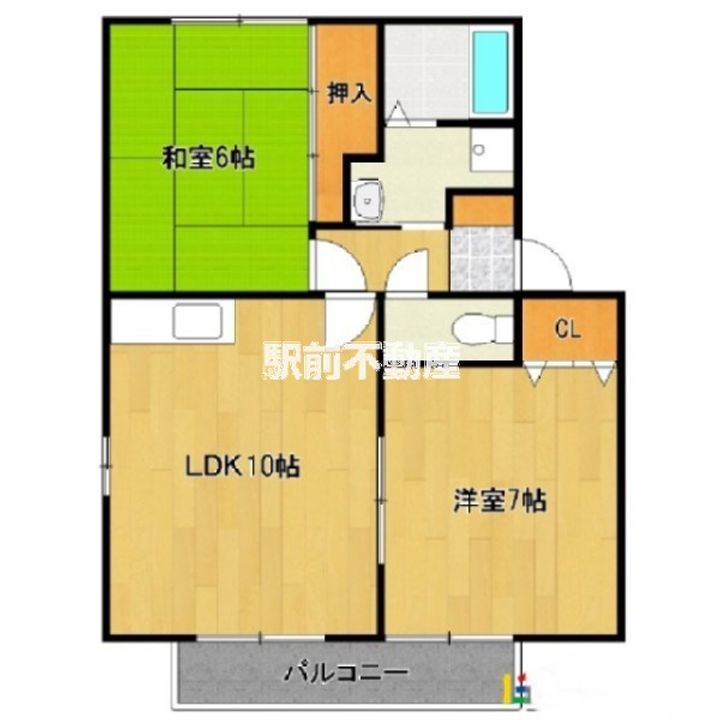 サンビレッジ瀬高A201の間取り