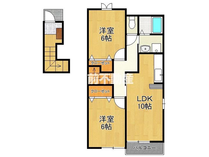 アルハンブラ一番館202の間取り
