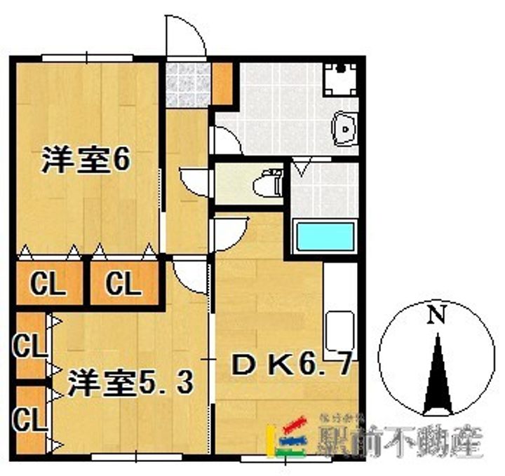 エルシオン202の間取り