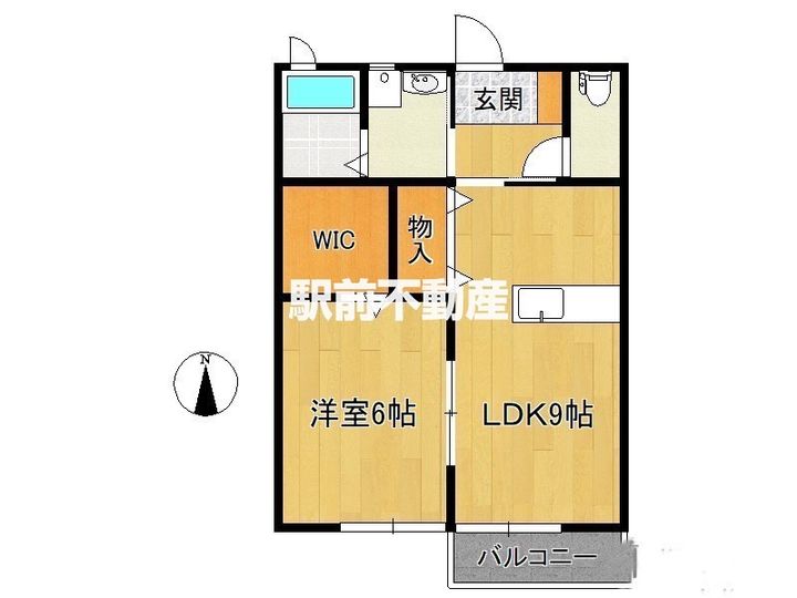 Villa Fujiyoshi 2101の間取り