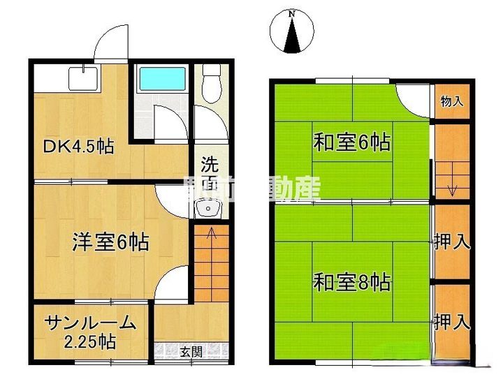 コーポ606の間取り