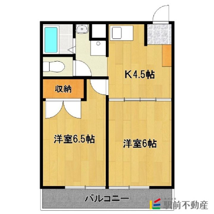 レジデンス田中202の間取り