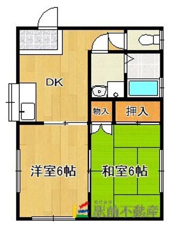 コーポ春201の間取り
