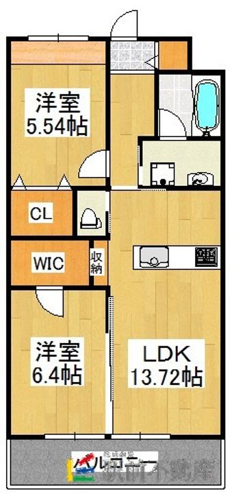 プリマヴェーラ一條202の間取り