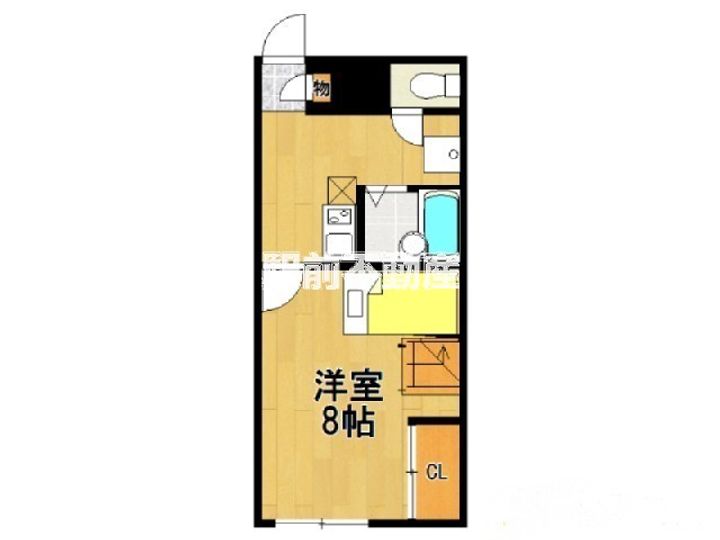 レオパレスウイロウⅡ2Fの間取り