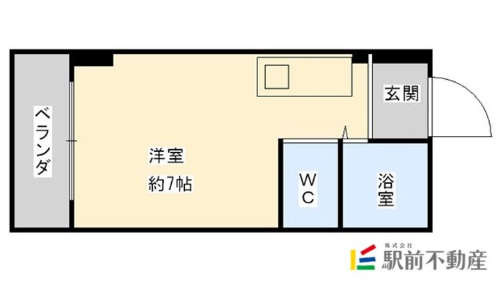 第八上野ビル520の間取り