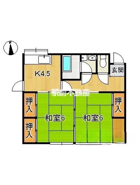 福岡県みやま市瀬高町太神(一戸建)の賃貸物件Bの間取り