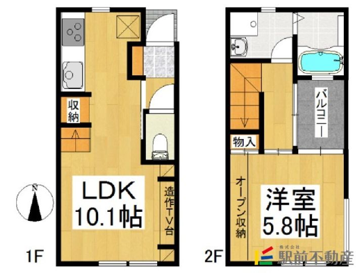 ショコラS-Fの間取り