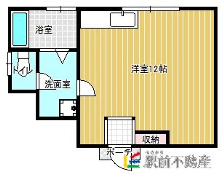 ライブ北古賀1の間取り